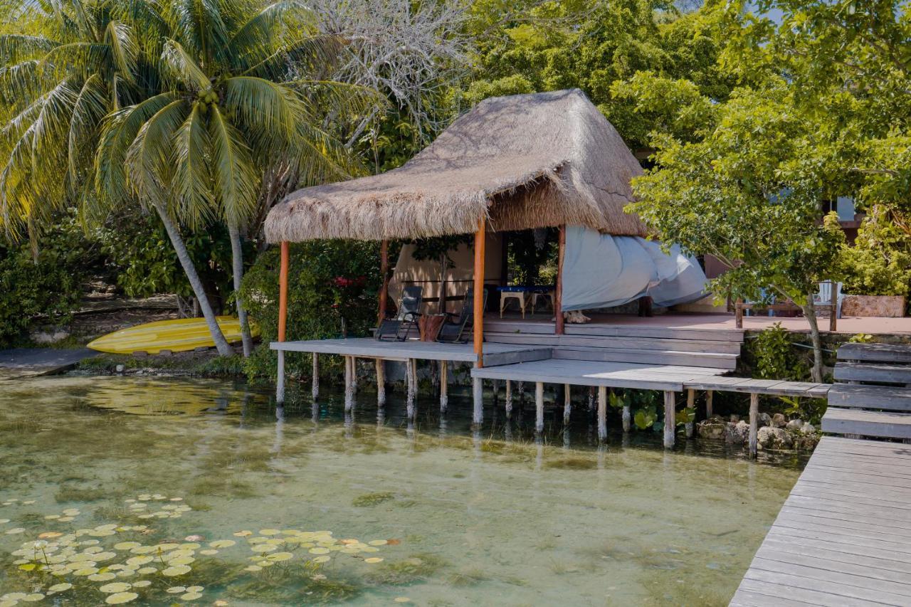 Lagoon Front Hut: Daily Cleaning, Bikes & Kayaks! 巴卡拉尔 外观 照片